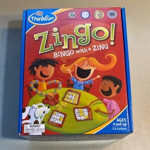 Think! Zingol Bingo Game - Red and Blue Box